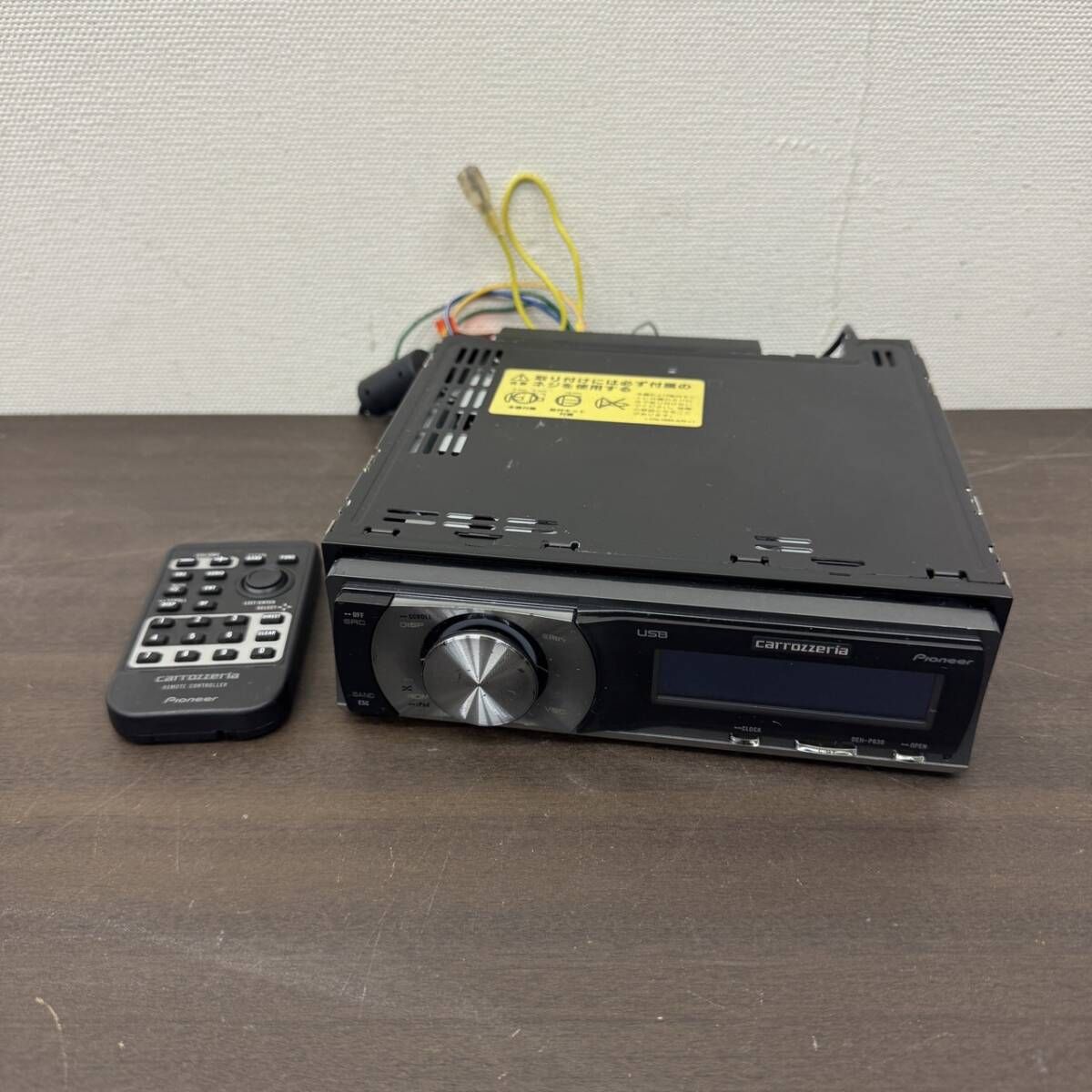 送料800円～ ジャンク動作未 Pioneer carrozzeria CDデッキ DEH-P630 パイオニア カロッツェリア 製造番号HBTM004646JP