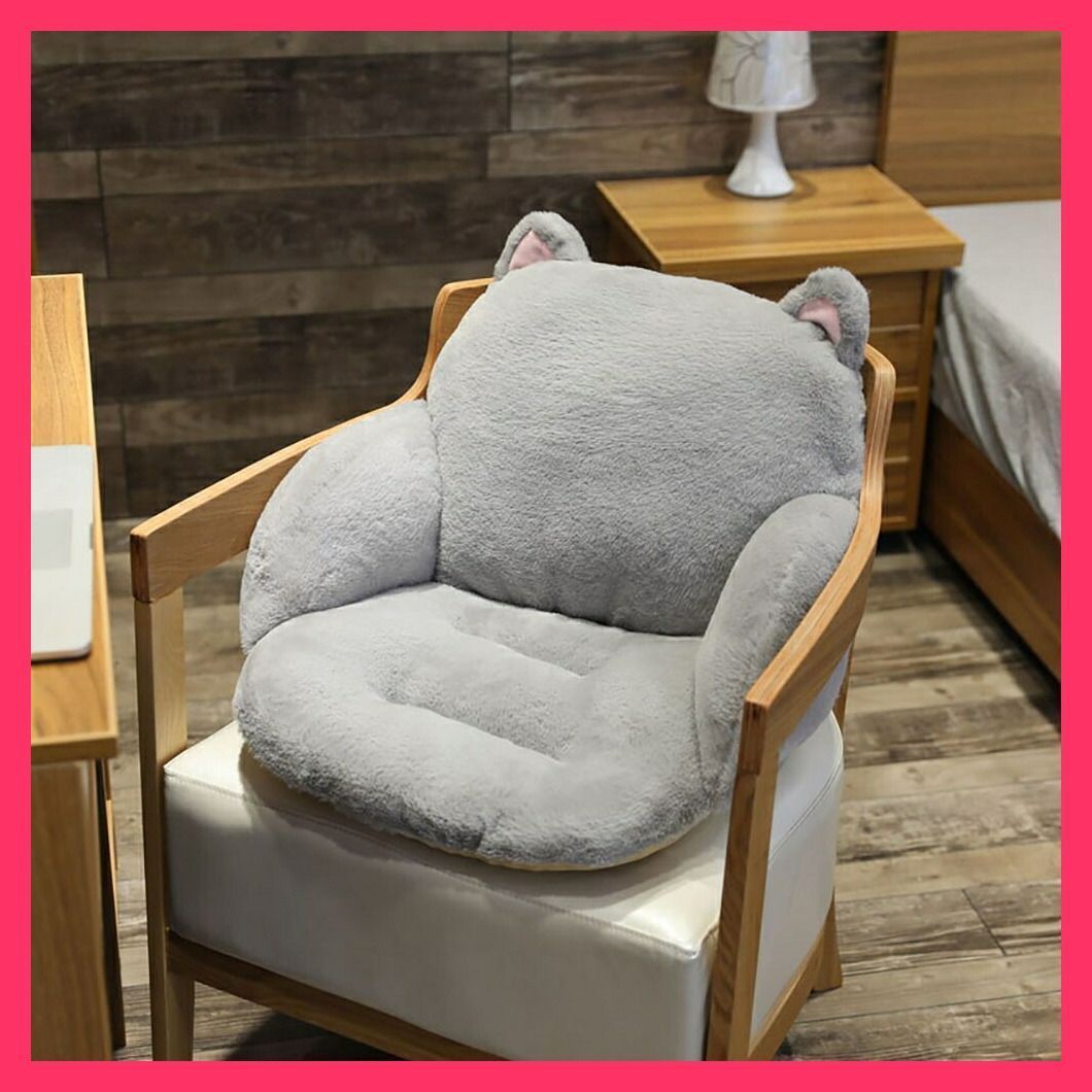 椅子 クッション 座椅子 猫 グレー キャット ぬいぐるみ 抱き枕 椅子 クッション 座椅子 猫 グレー おすすめ おしゃれ 人気xz