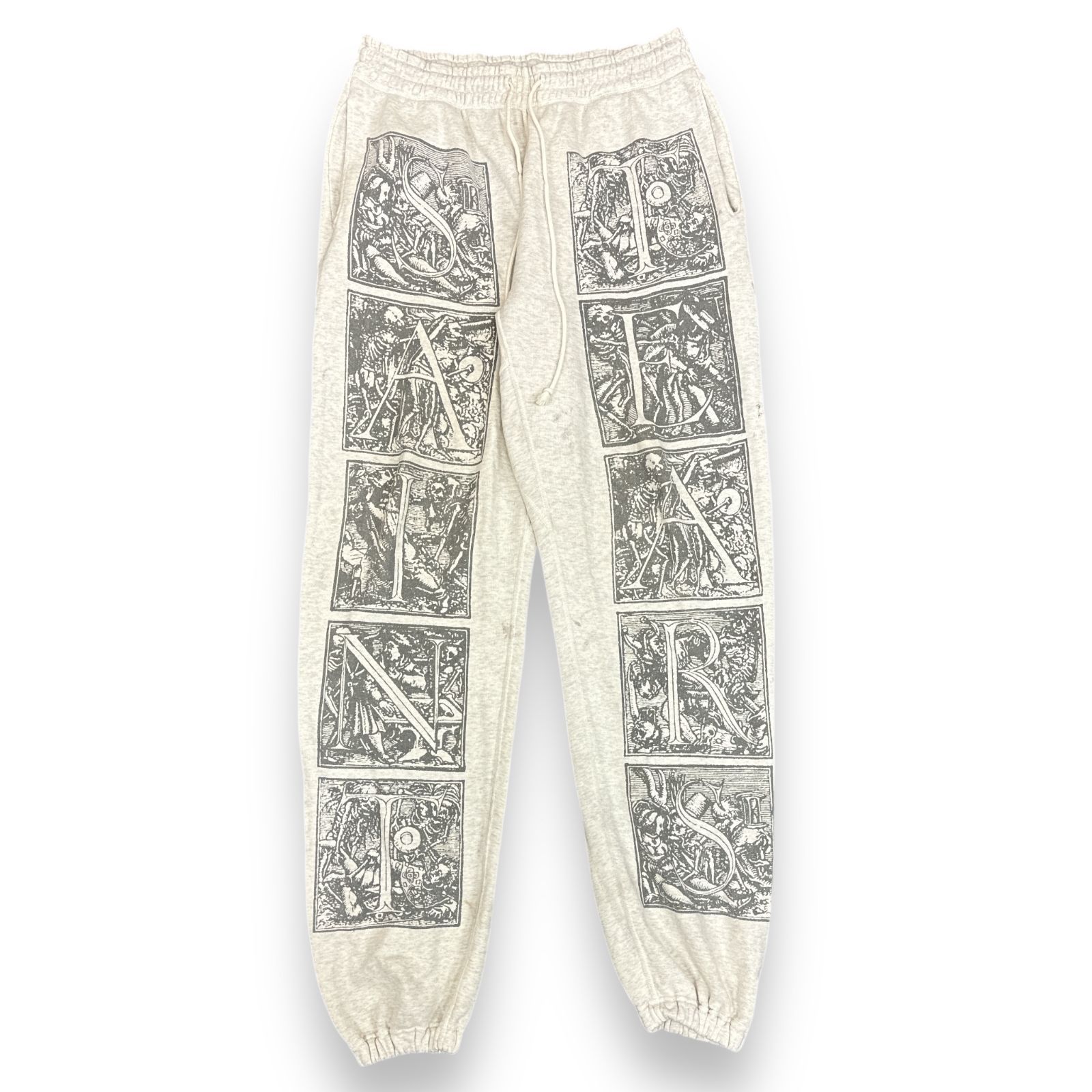 SAINT MICHAEL × DENIM TEARS 23SS SWEAT PANTS グラフィック スウェットパンツ セントマイケル  デニムティアーズ コラボ SM-S23-0000-094 クリーム L 80333A6 - メルカリ