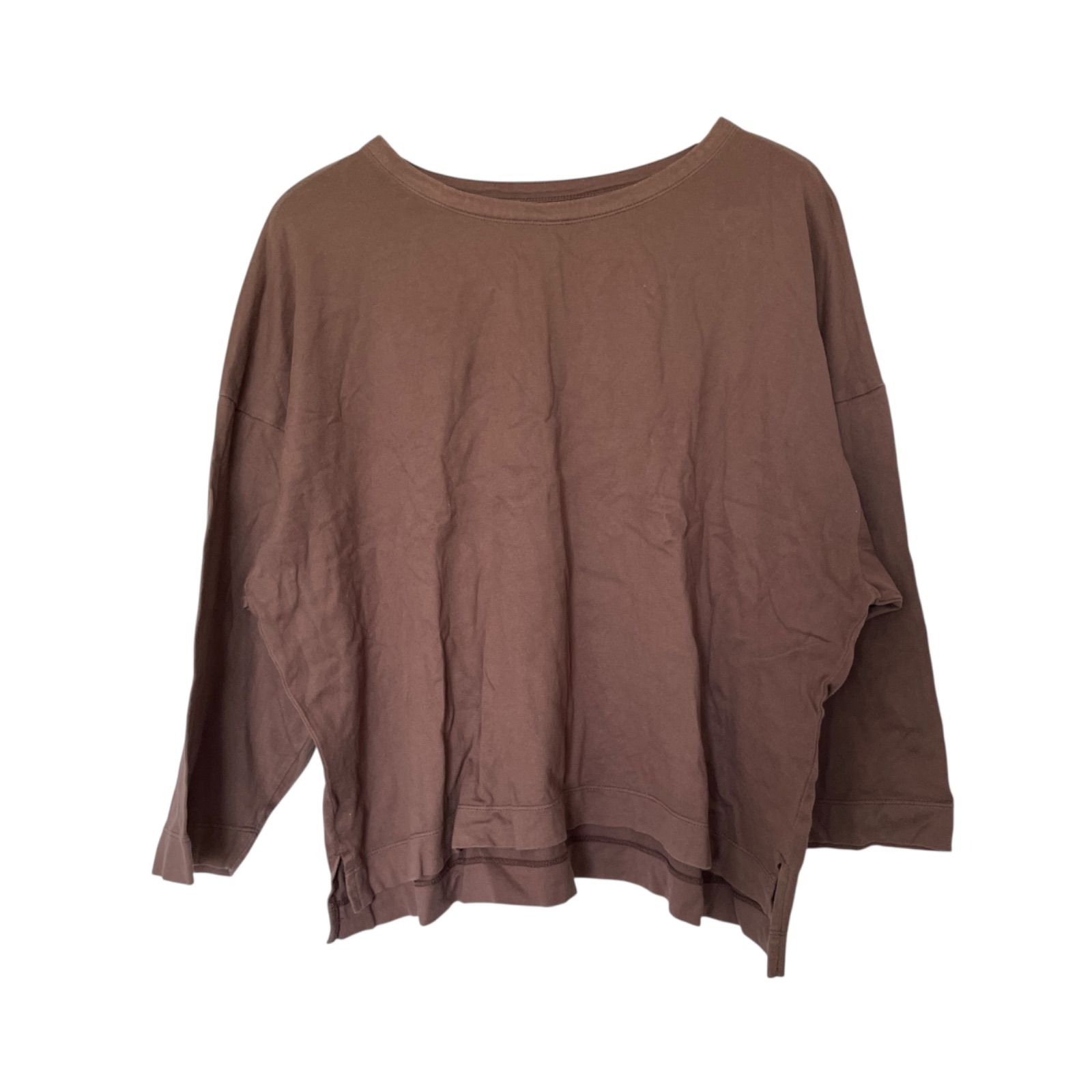 PLEATS PLEASE ISSEY MIYAKE カットソー ブラウン