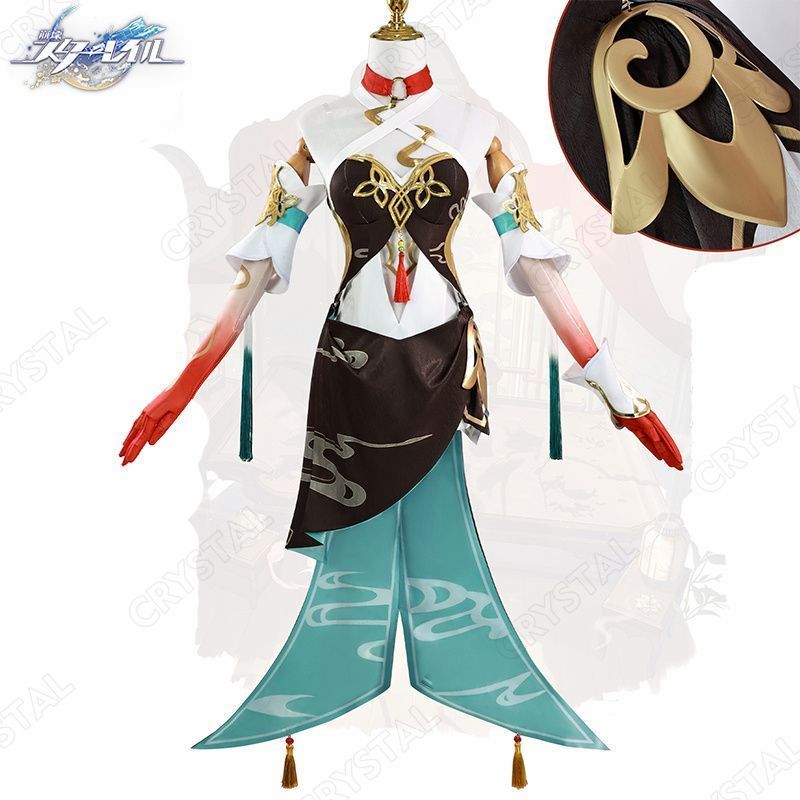 崩壊 スターレイル 霊砂|レイサ コスプレ衣装 崩壊 スターレイル ヒロイン Lingsha コスプレ衣装 コスチューム ハロウィン クリスマス 制服 大人 子供 cosplay イベント