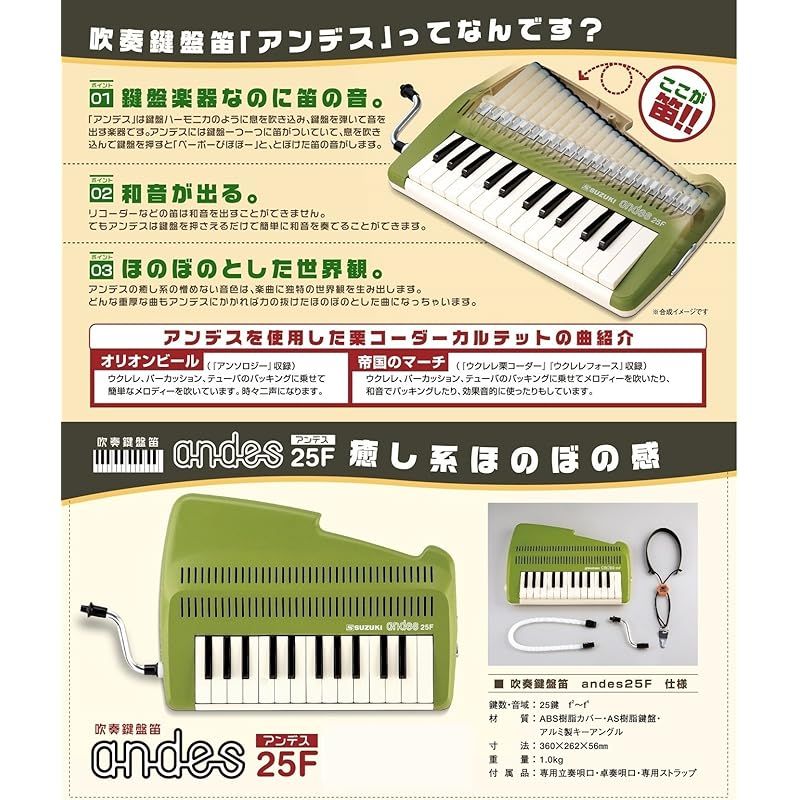 和音も奏でられる鍵盤リコーダー