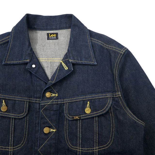 【美品】Lee RIDERS デニムジャケット LT0521 Mサイズ Lee RIDERS 101J デニムジャケット Gジャン XL ブルー 濃紺