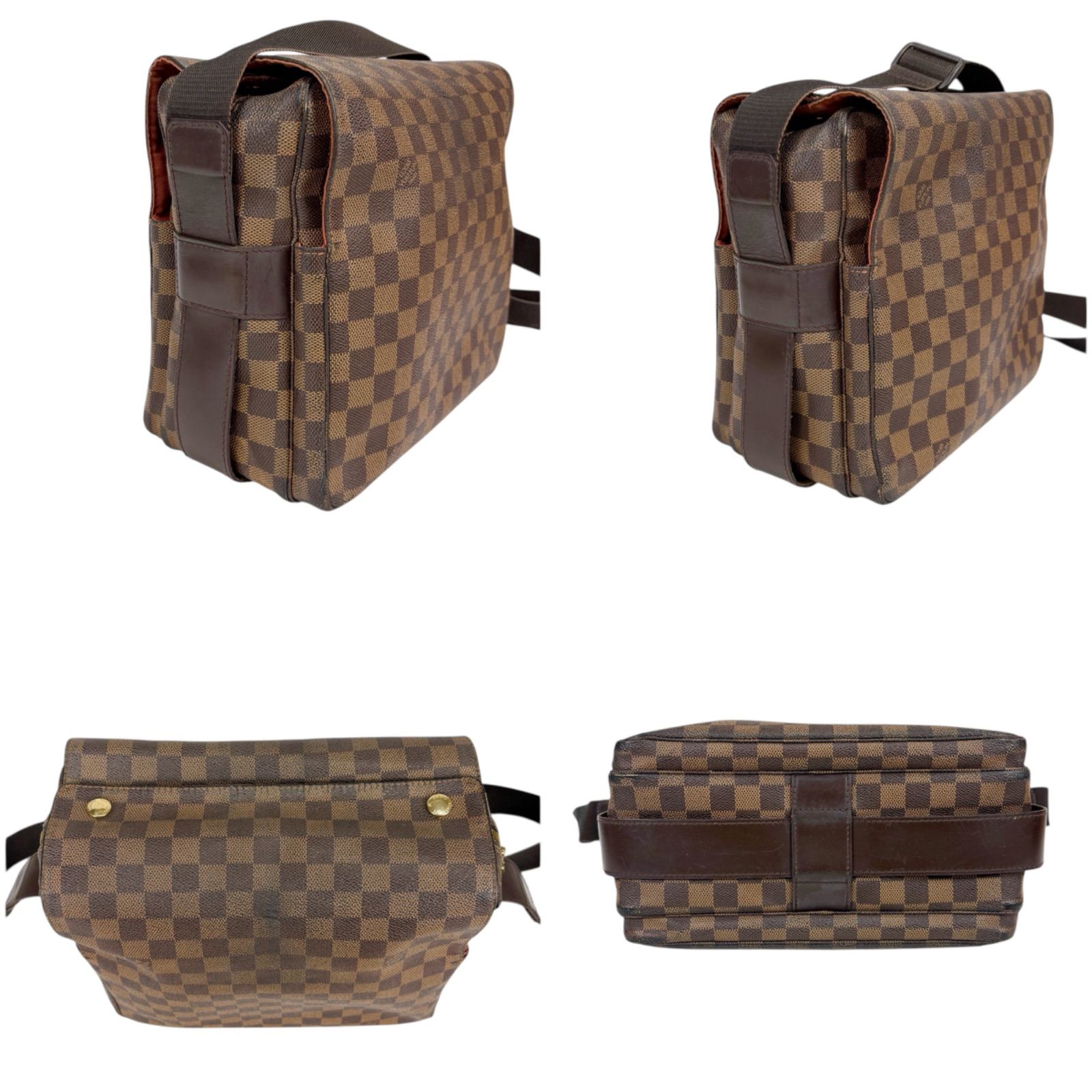 ルイヴィトン LOUIS VUITTON ダミエレザー エベヌ ナヴィグリオ 