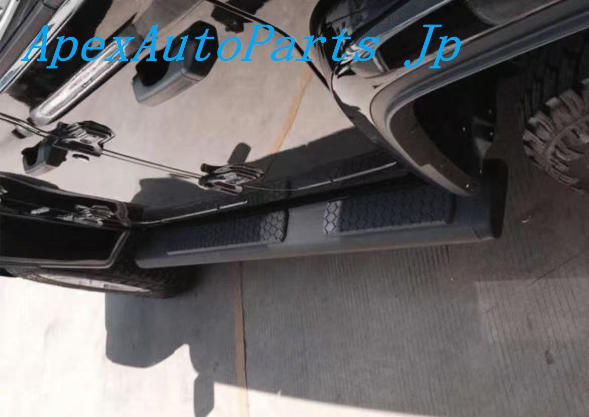 ジープ ラングラー JL 18-22年 四ドア用 Mopar風 アルミ製サイドステップ 左右セット FFCRYSTALESIA_COM