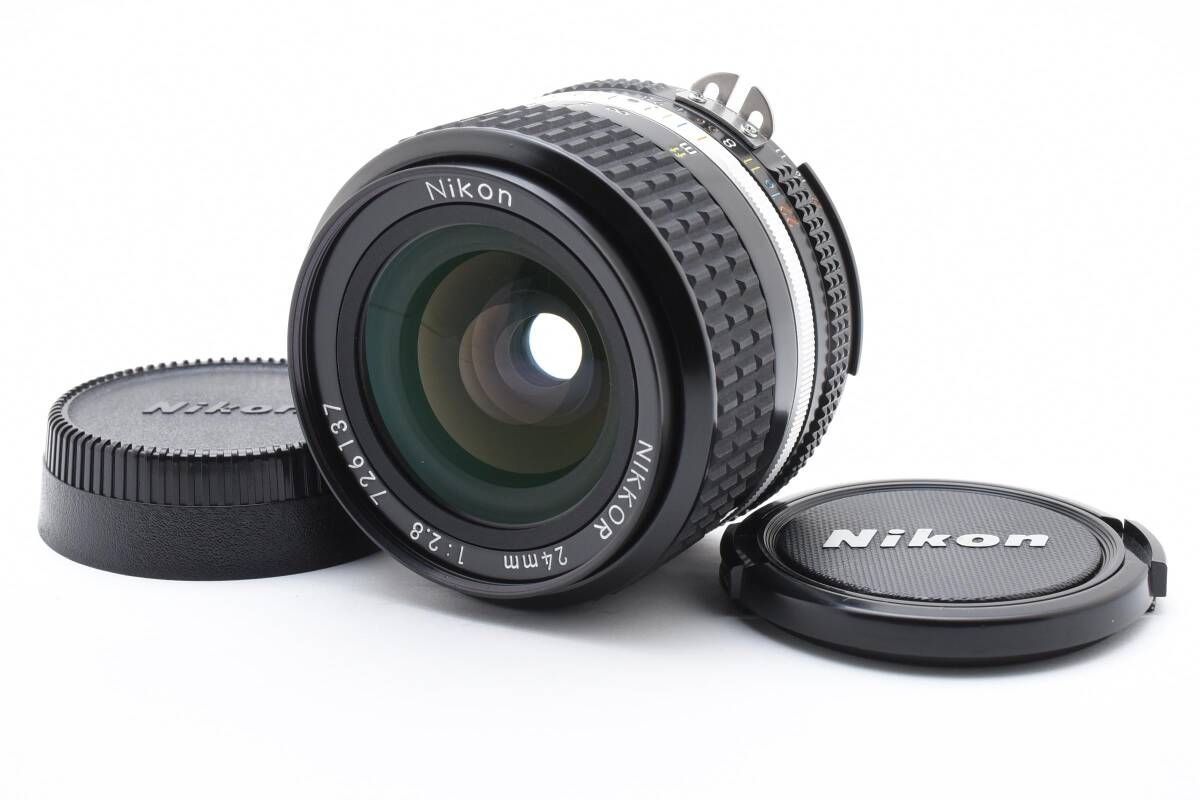 美品】Nikon FM + NIKKOR 24mm F2.8 広角レンズセット 美品】Nikon FM