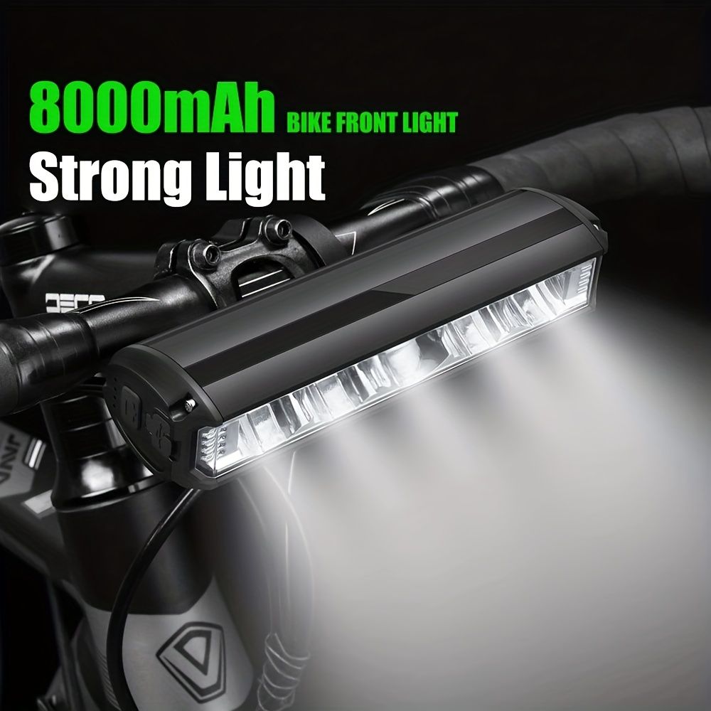 USB充電式LEDバイクヘッドライト - 1400/2600LM 防水 ABS素材 アウトドアサイクリング用