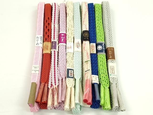 平和屋本店 夏物 和装小物 帯締め10本セット CXAA0372s5