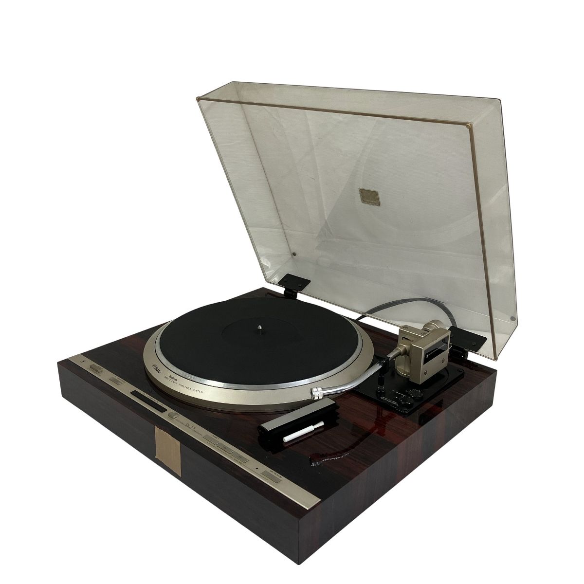 【最大80％OFF！】 Victor QL-Y5 ターンテーブル 音響機材 ヴィンテージ 保護カバー付き T10279069