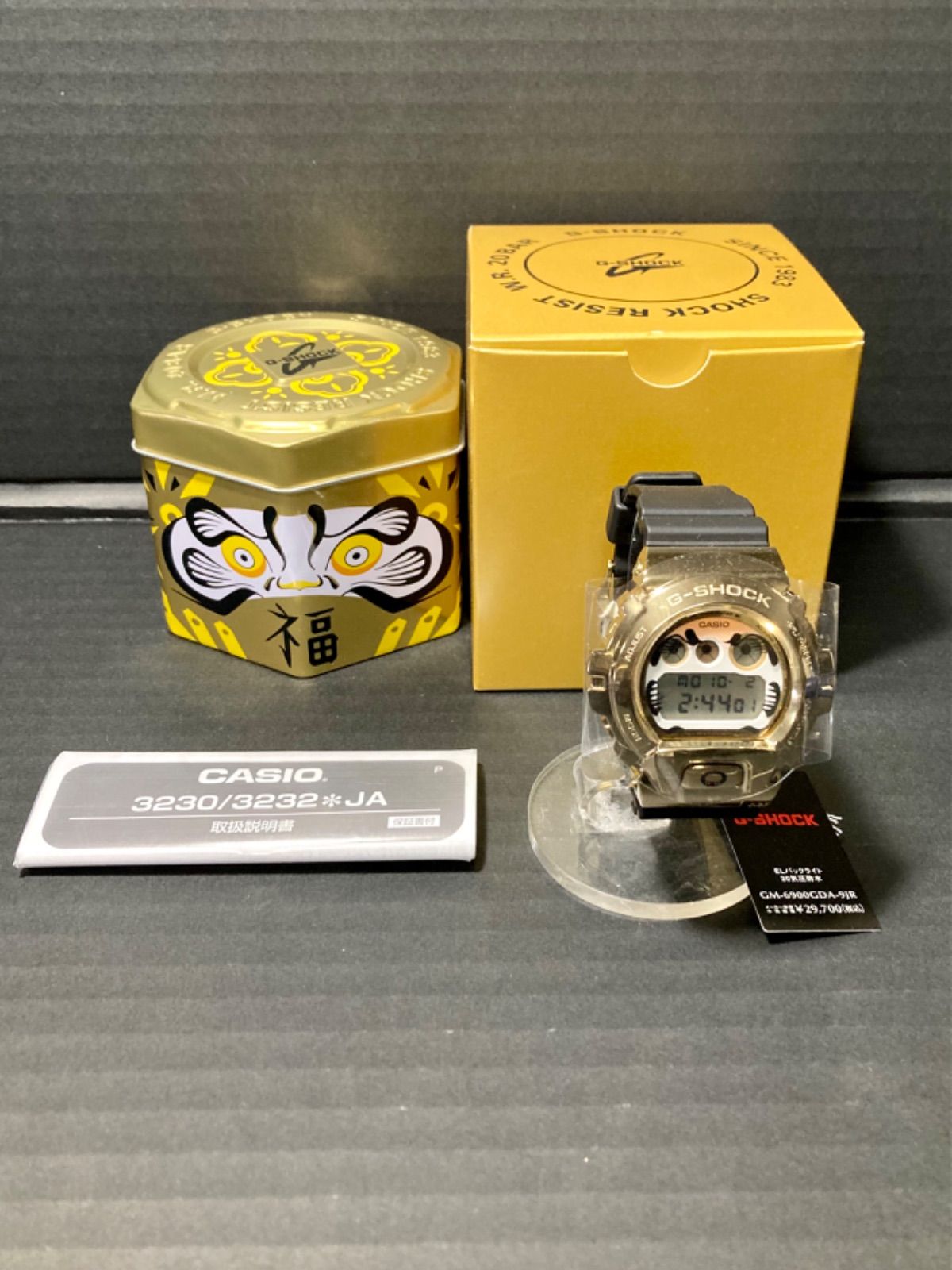 79. CASIO G-SHOCK 限定ゴールドメタルダルマモデル GM-6900GDA-9JR
