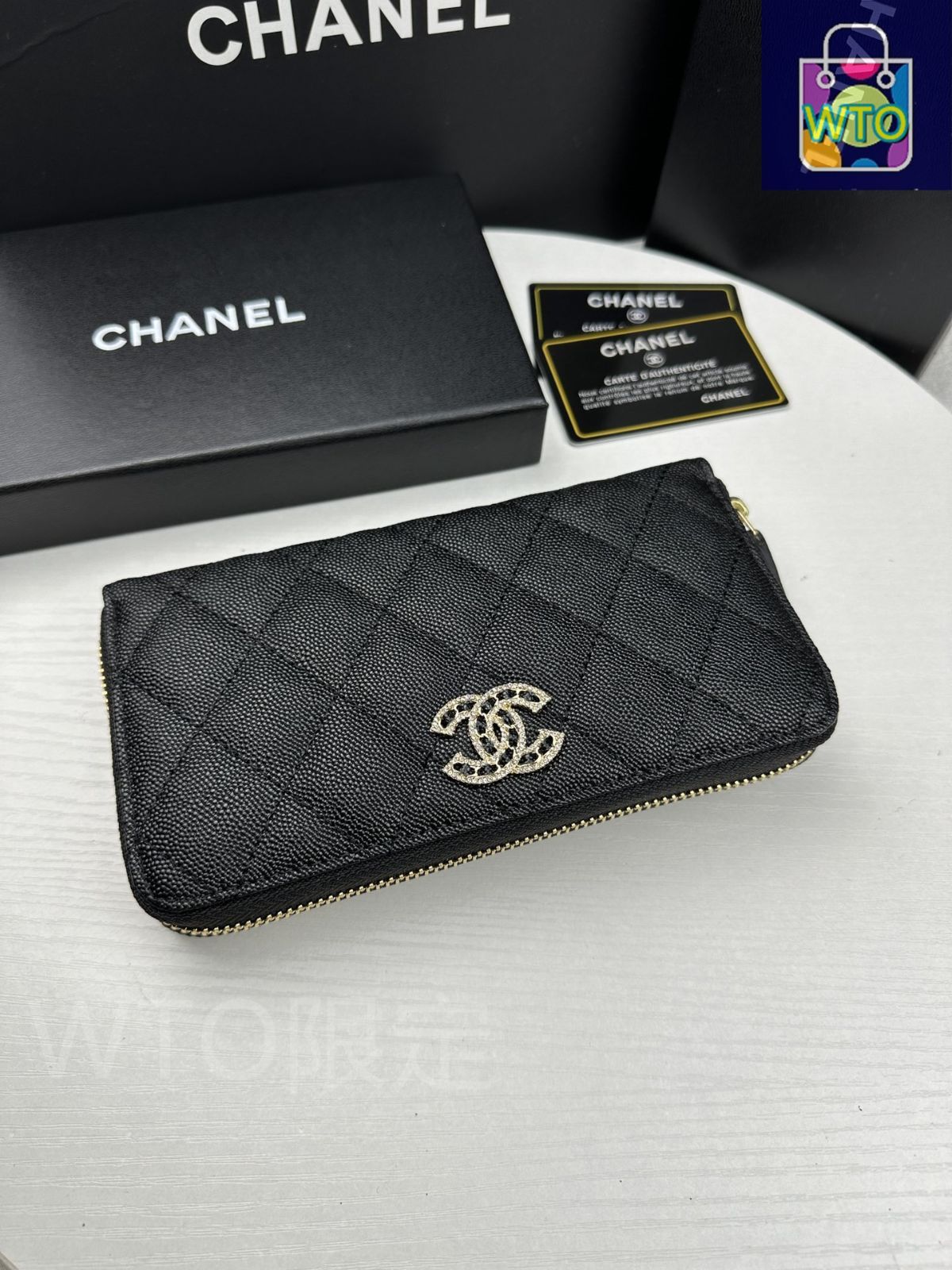 CHANEL☆ロングウォレット☆他カラーあり シャネル CHANEL 三つ折り財布 マトラッセ コンパクトウォレット