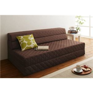 ソファーマットレス Clene ダークブラウン セミダブル 防ダニ 抗菌防臭ソファマットレス Clene クリネ 代引不可