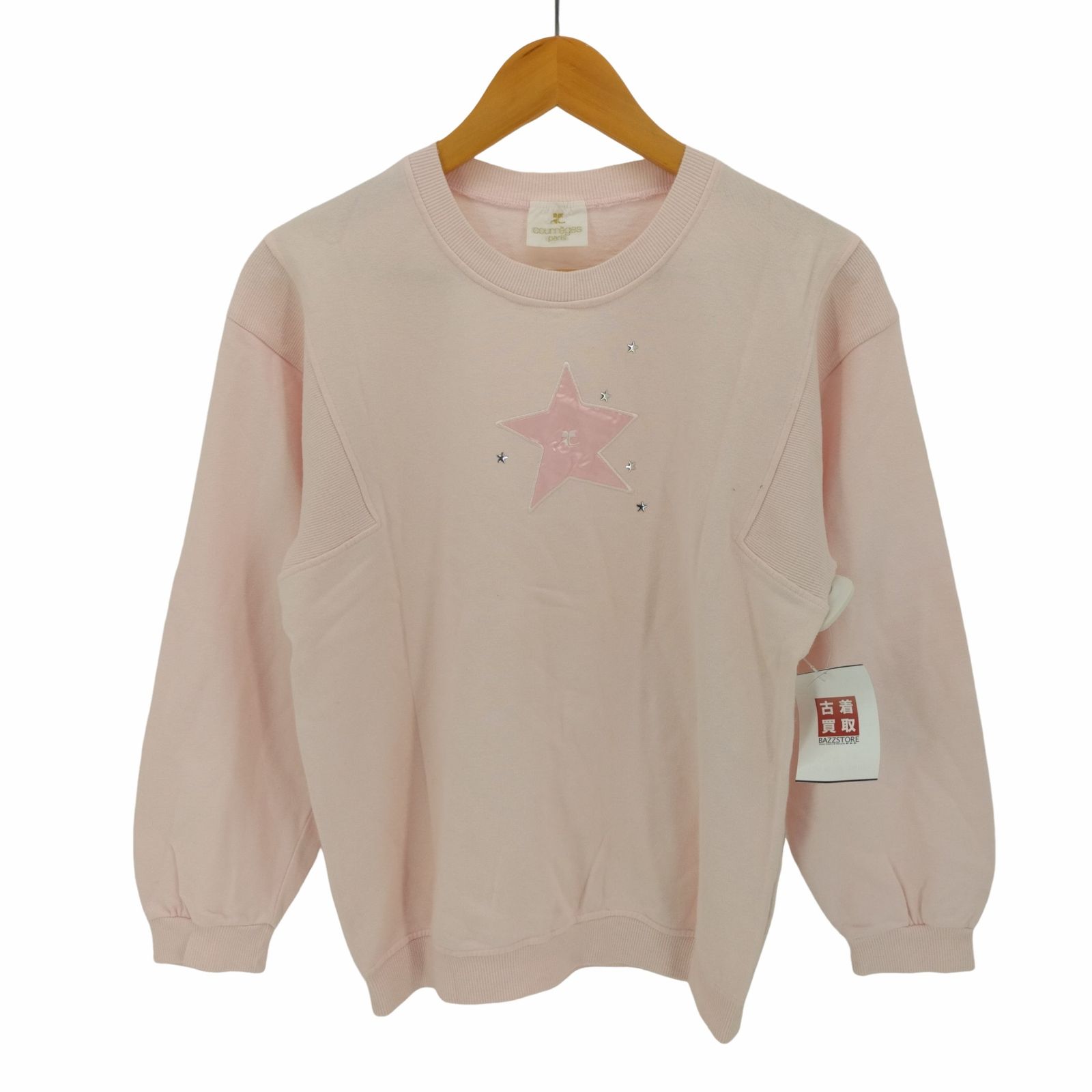 2025新入荷 courreges クレージュ 90-00S 裏地 ロゴ刺繍 ワッペン スター トップス