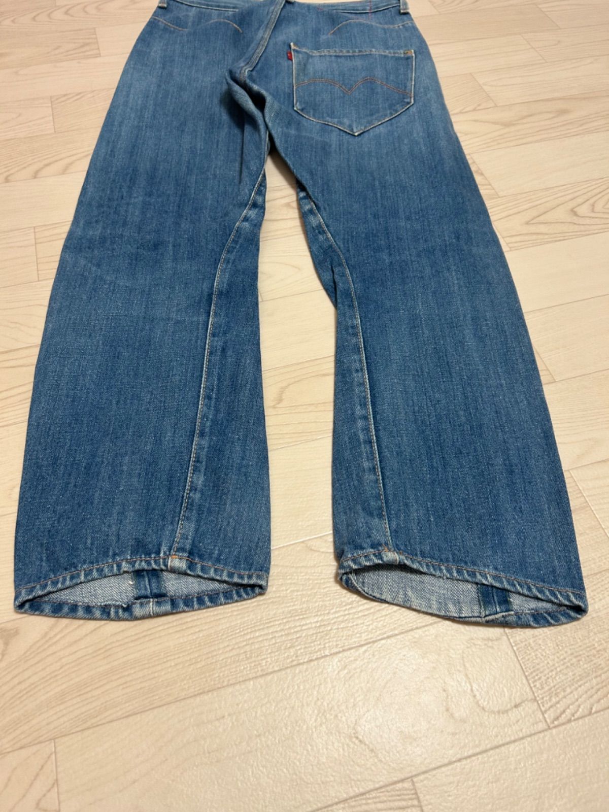 年末のプロモーション RED Levi's 初期 ジーンズ デニム 立体裁断 リーバイスレッド パンツ