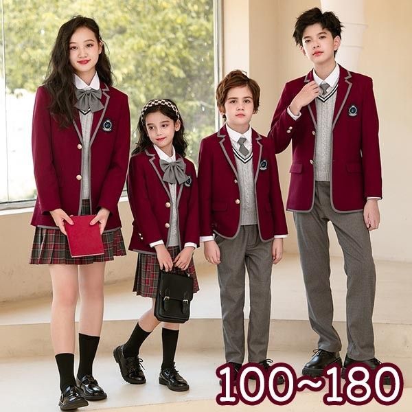 卒業式 入学式 スーツ 女の子 男の子 中学 100 150 お受験 130 ワインレッド 170 120 子供スーツ 受験 発表会 小学生 140 160 110 nee3e347769
