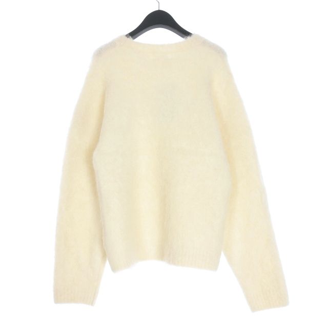 エムエーエスユー MASU 24AW ORIGINAL MASU BRUSHED SWEATER プルオーバーニット セーター 長袖 44 ホワイト 白 MPFW-KN0424