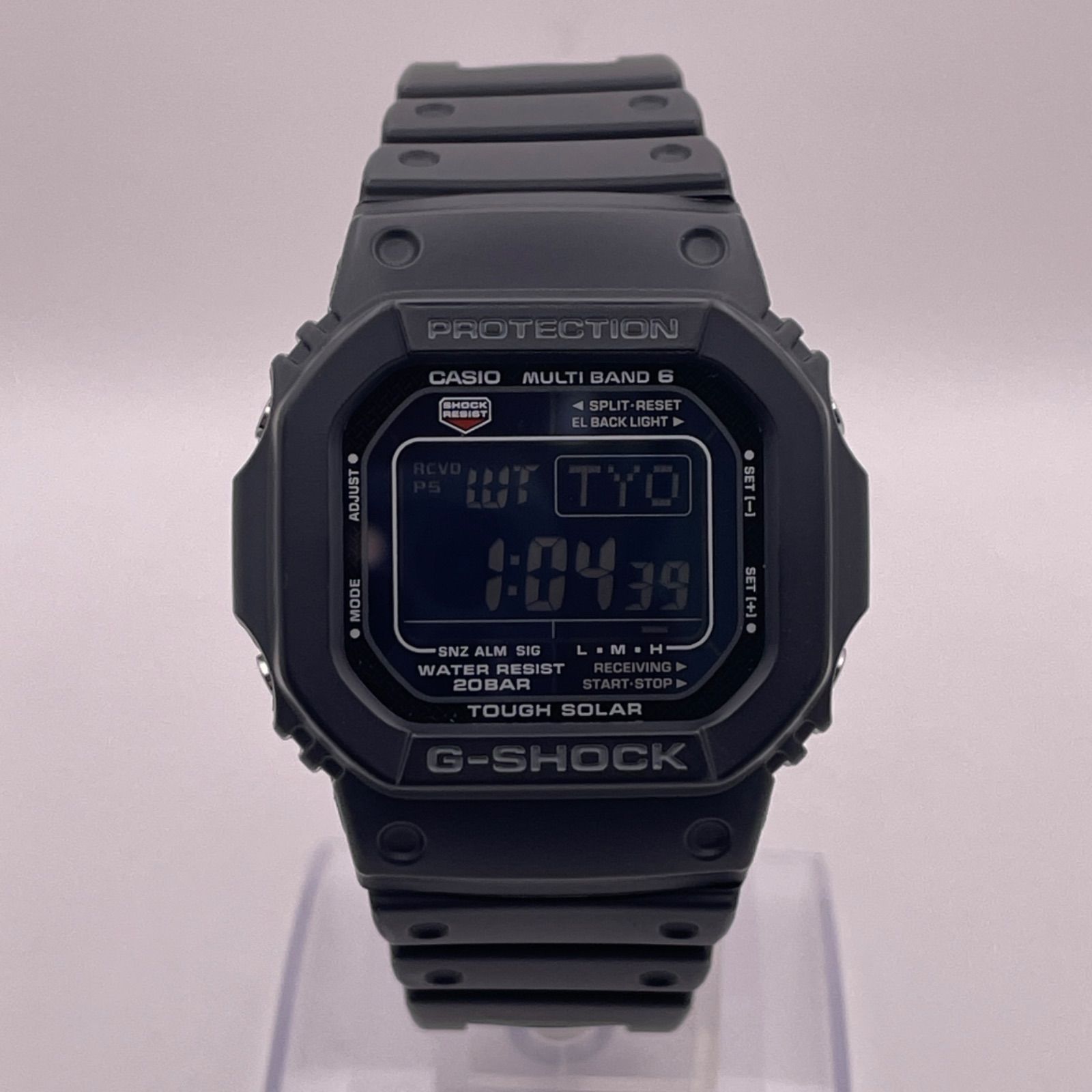T679 正常稼動 CASIO カシオ 電波ソーラー G-SHOCK ジーショック 5600 SERIES GW-M5610-1BJF 人気 時計 メンズ ユニセックス