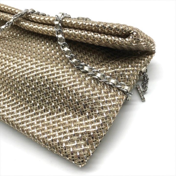 アンテプリマ　スタンダードスクエアミディアム　ゴールド　チェーン付き アンテプリマ スクエア ゴールド ミディアム チェーン付き