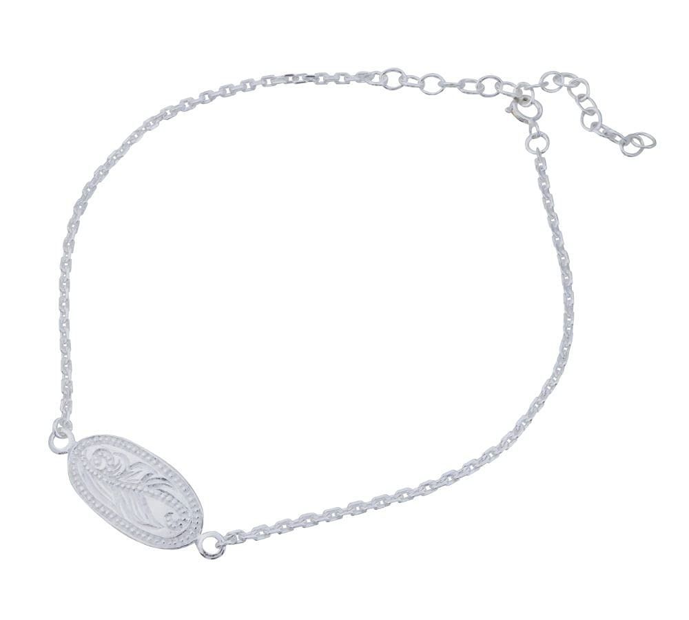 【新着商品】(シルバー) アンクレット ハワジュ 波 スクロール メンズ メンズ シルバー925 シルバー ゴールド ハワイアンジュエリー aBALENT(アバレント)アンクレット