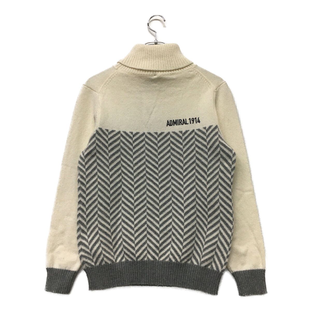 【おまけ付】 アドミラルゴルフ レディース 中古 Admiral 白 L セーター Golf メンズウェア
