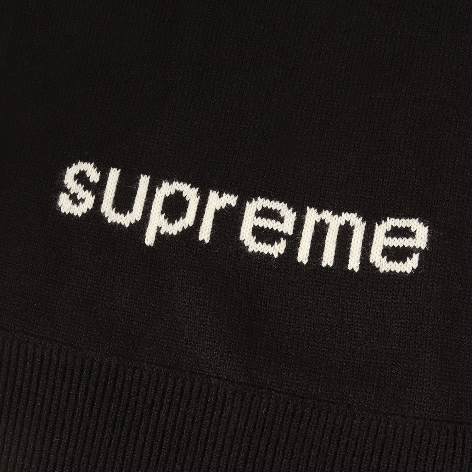 Supreme シュプリーム ニット サイズ:L 21AW フェイスデザイン クルー