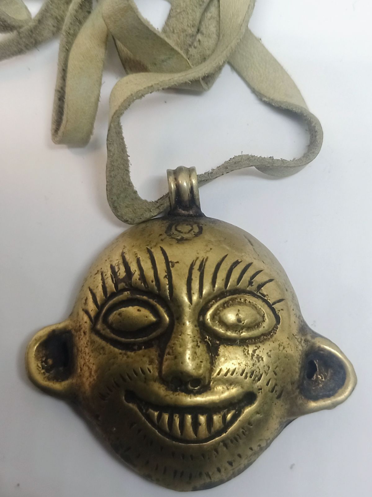 チベット仏教法具 ティルプ西蔵TIBET真鍮製マーラーマラドルジェネックレス