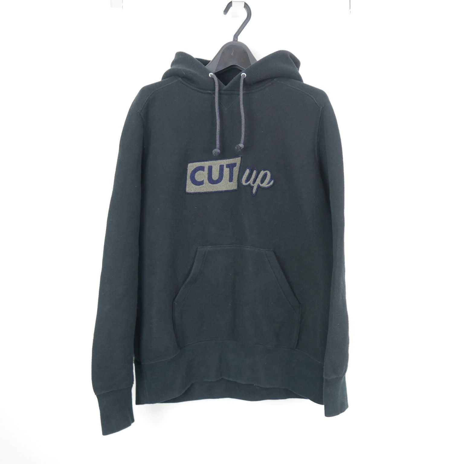 sacai◆17AW/cut up/パーカー/1/コットン/BLK/17-01483M/フーディー/黒 17AW sacai サカイ Cut Up Hoodie メンズ トップス プルオーバー