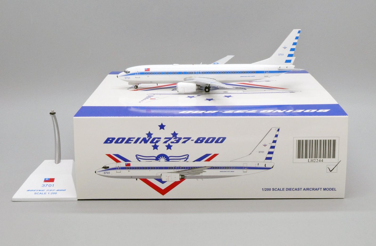 Jcwings 台湾空軍 737-800 3701 1/200 - メルカリ