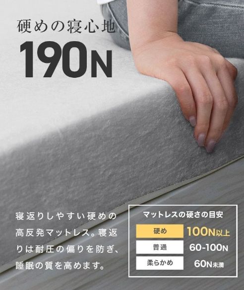 シングル マットレス シングル 高反発 三つ折り 高反発マットレス 厚10cm 190N 3つ折り 敷布団 マットレス ベッドマットレス シングルマットレス 高反発ウレタン 折りたたみマットレス ウレタンマットレス 洗えるカバー