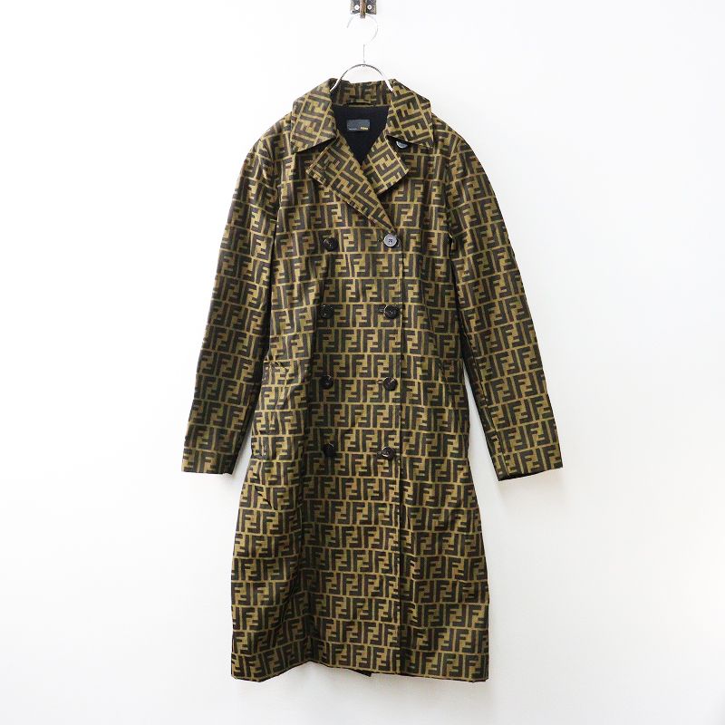 美品 フェンディ FENDI SOPRABITO ZUCCA SOFT TABACCO FF5304 ズッカ柄