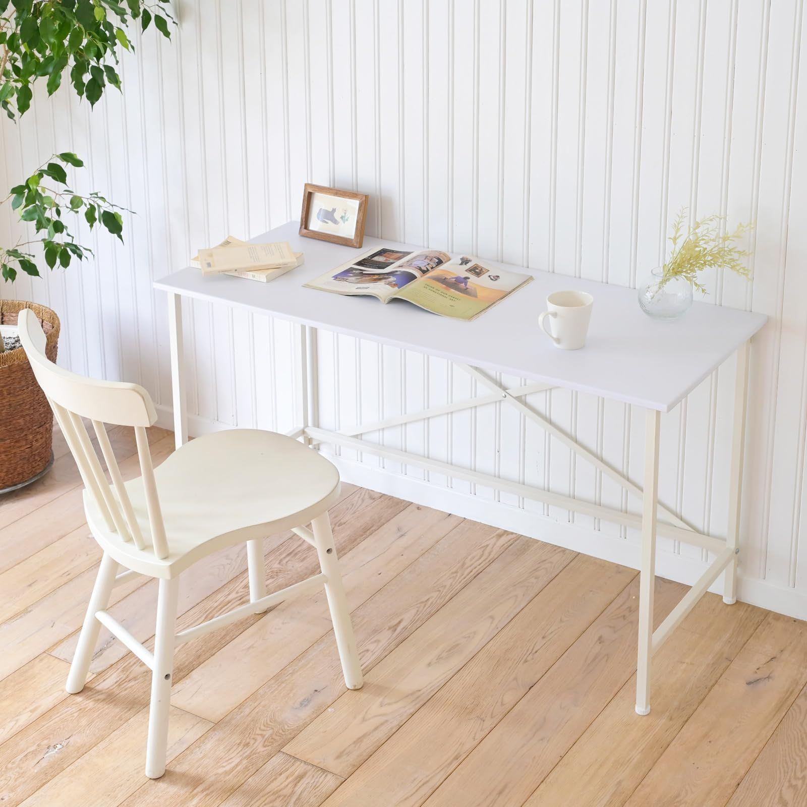 イーセンアーレン 書斎デスク 学習机 事務机 両袖デスク 勉強机 鍵付