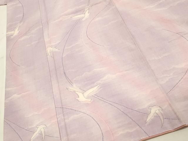 平和屋着物□上質な紬 飛鳥文 正絹 逸品 DAAU4903qp