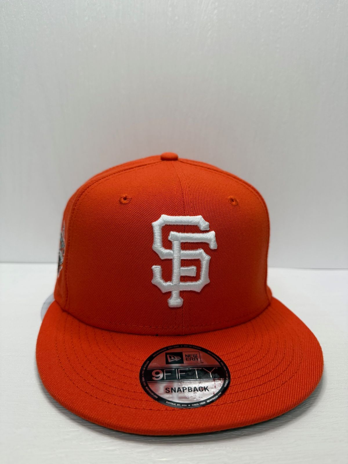 Newera サンフランシスコジャイアンツ Tell It Goodbye 9fifty スナップバックキャップ オレンジカラー