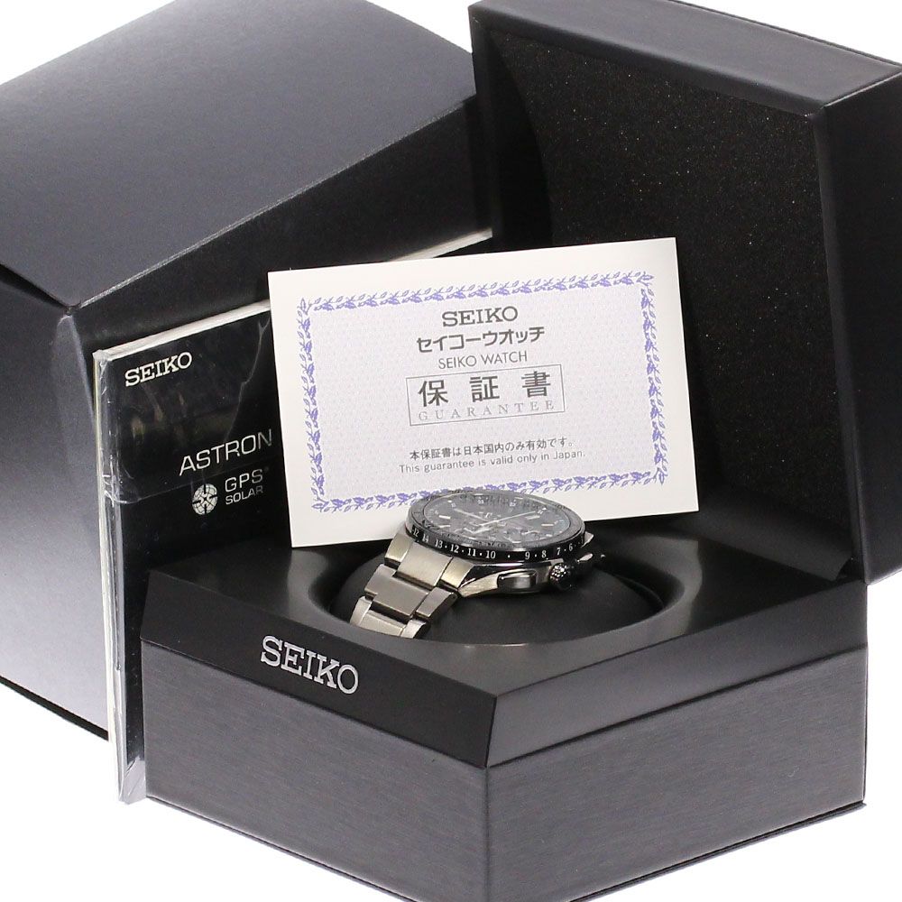 セイコー SEIKO SBXB129 8X82-0AR0 アストロン 8Xシリーズ クロノグラフ ソーラー電波 メンズ 箱・保証書付き_757376