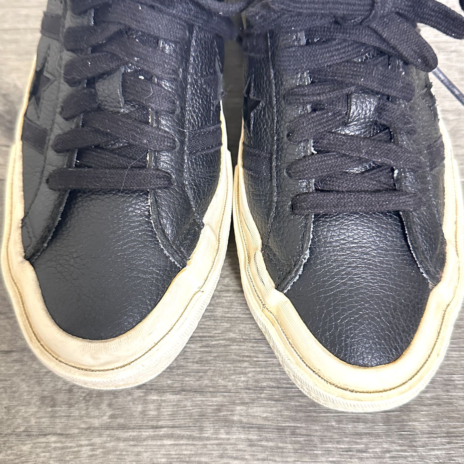 アダムエロペ別注 Converse STAR&BARS 1CL639 本革 レザー