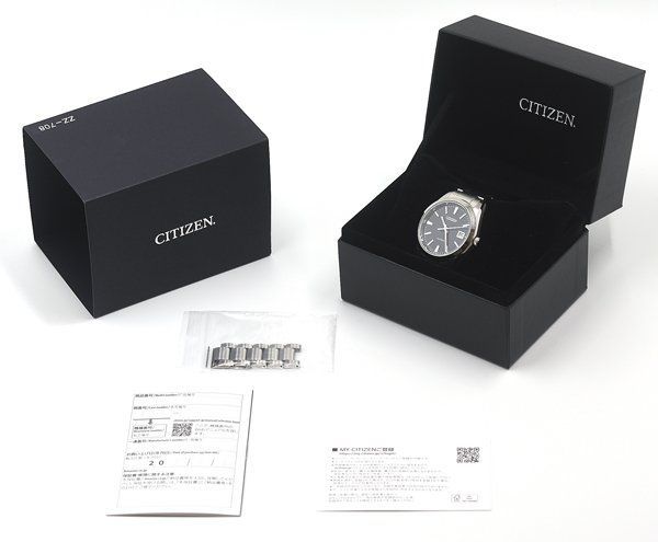 ★箱保付！極美品！CITIZEN シチズン シチズンコレクション メカニカル クラシカルライン NB1050-59E 自動巻き 黒文字盤 メンズ★