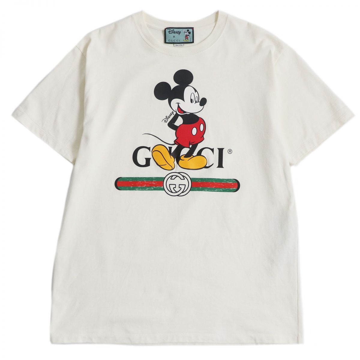 極美品□GUCCI×ディズニー 565806 ミッキーマウス ヴィンテージロゴ 