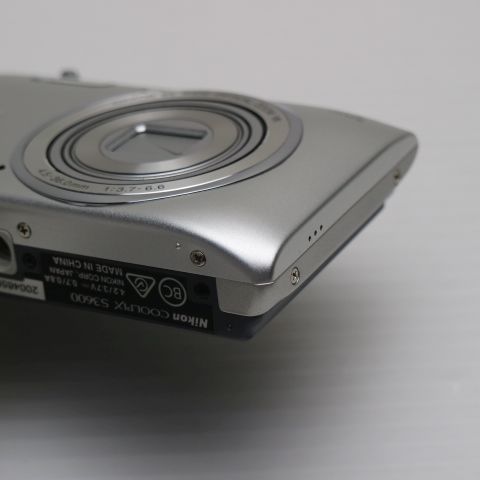  COOLPIX S 3600 クリスタルシルバー デジカメ ニコン 本体 09000 コンパクトデジタルカメラ デジタルカメラ