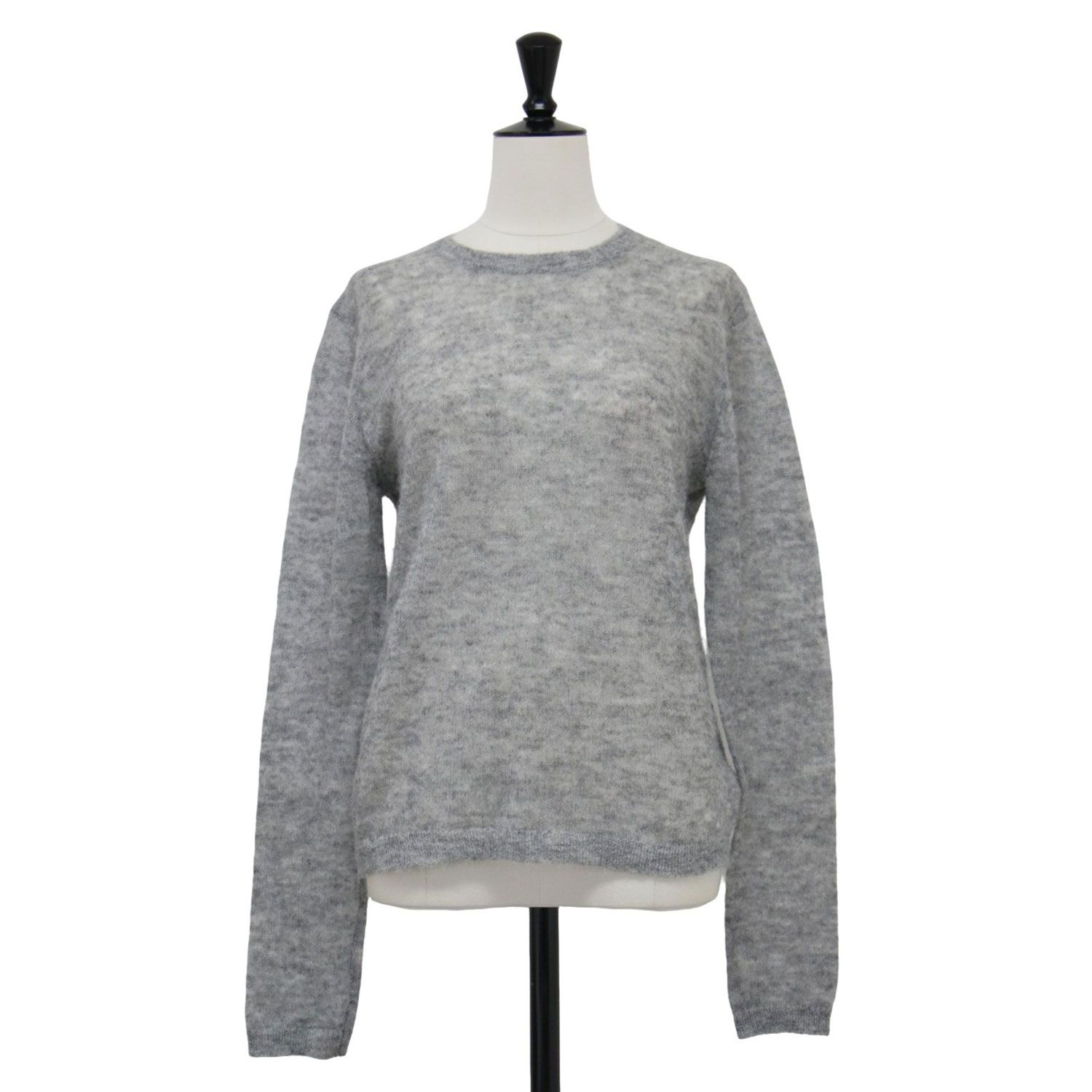 NOBLE ノーブル ニット グレー サイズ:FREE | 24秋冬 ファイン  