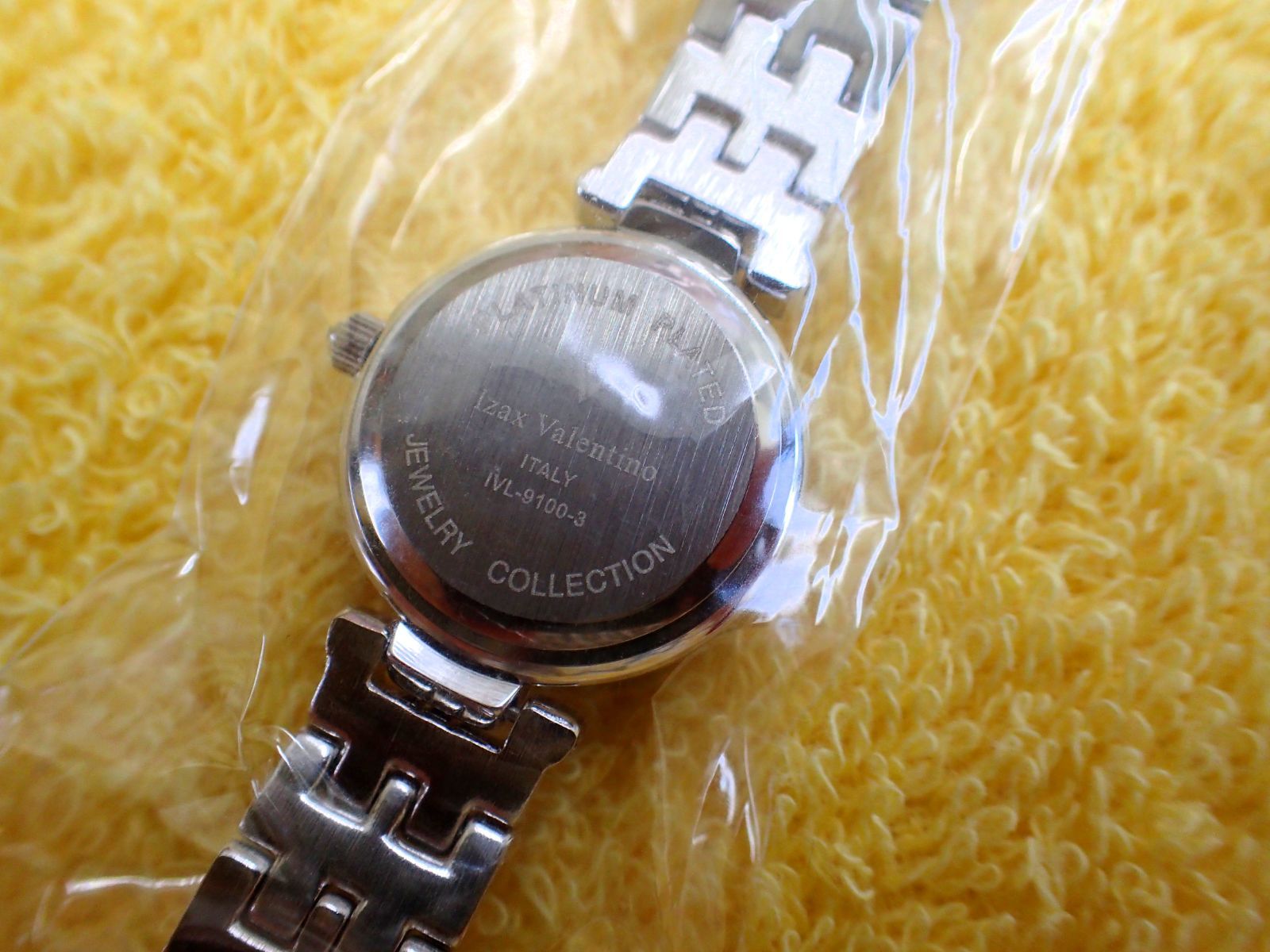 アイザックバレンチノ IVL-9100-3 メンズ レディース エメラルド Izax Valentino天然ダイヤ時計 女性・男性 ☆IVL9100(女性用