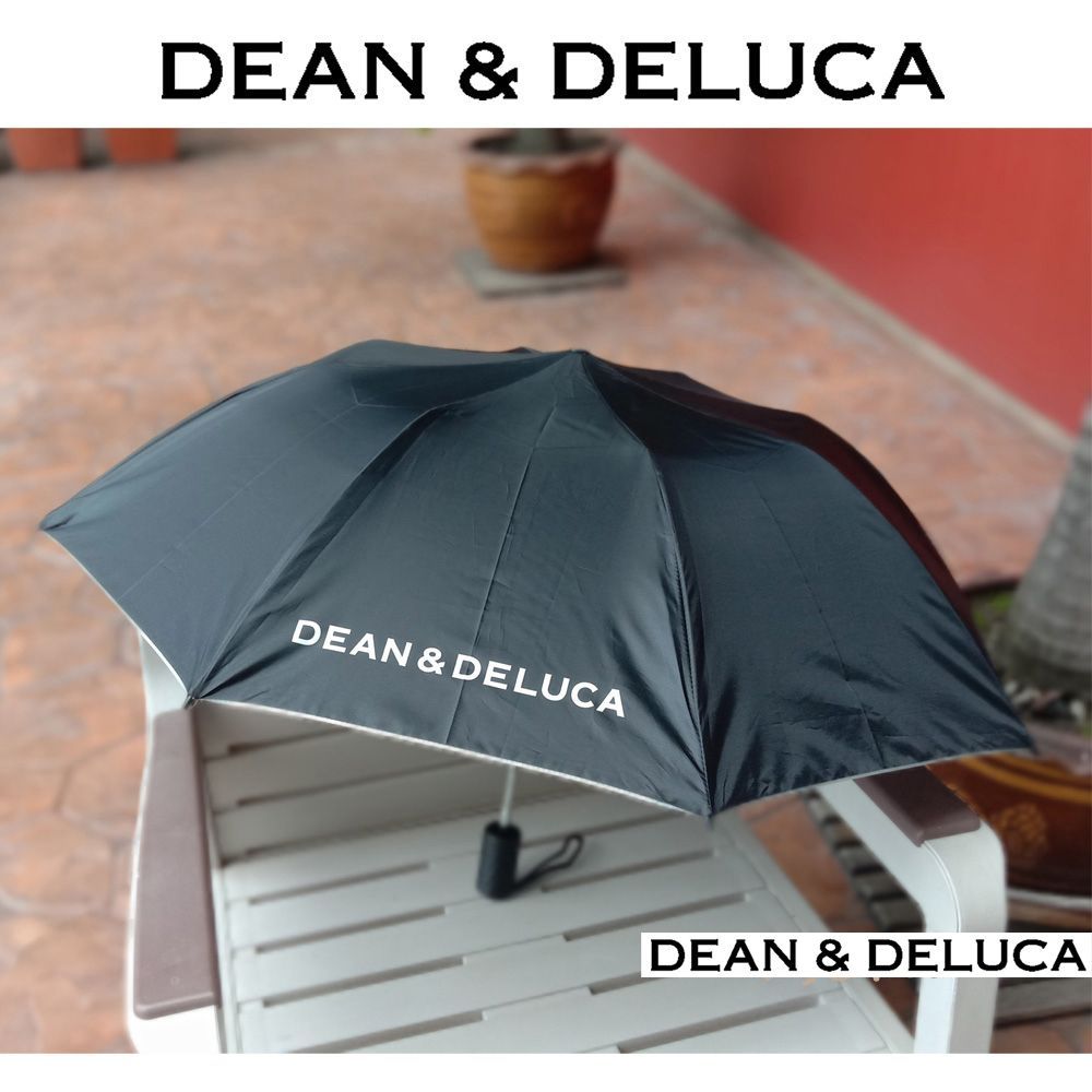 高評価なギフト DELUCA タイ DEAN&DELUCA UV 折り畳み傘 晴雨兼用 
