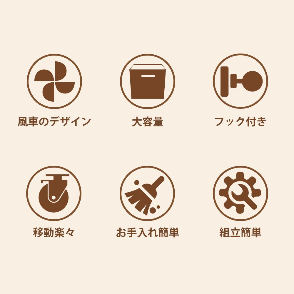 段キャスター付｜360° 自在回転｜おもちゃ大容量収納｜キッズ部屋用｜クリスマスギフト候補｜N509P241863A