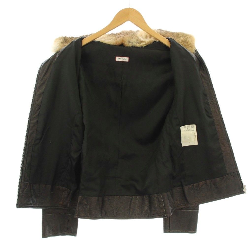 Diagram黒 レザーファージャケット NVRFRGT LEATHER PANELED ZIP UP JACKET BLACK : 2025AW ネバー