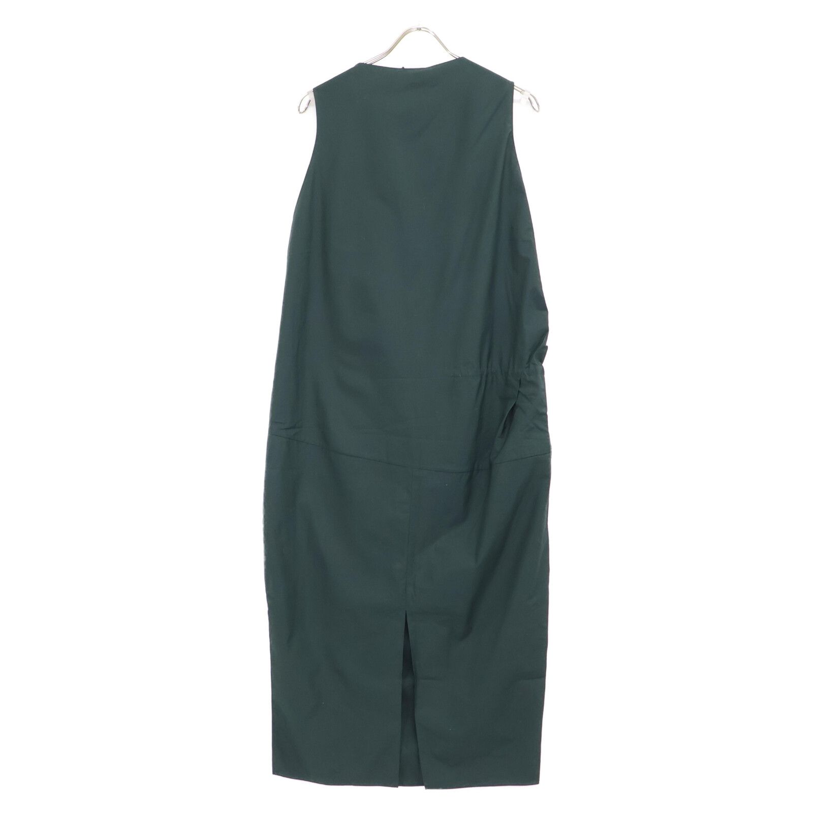 YLEVE イレーヴ ｸﾞﾘｰﾝ FINX COTTON WEATHER GATHER OP ﾜﾝﾋﾟｰｽ 1
