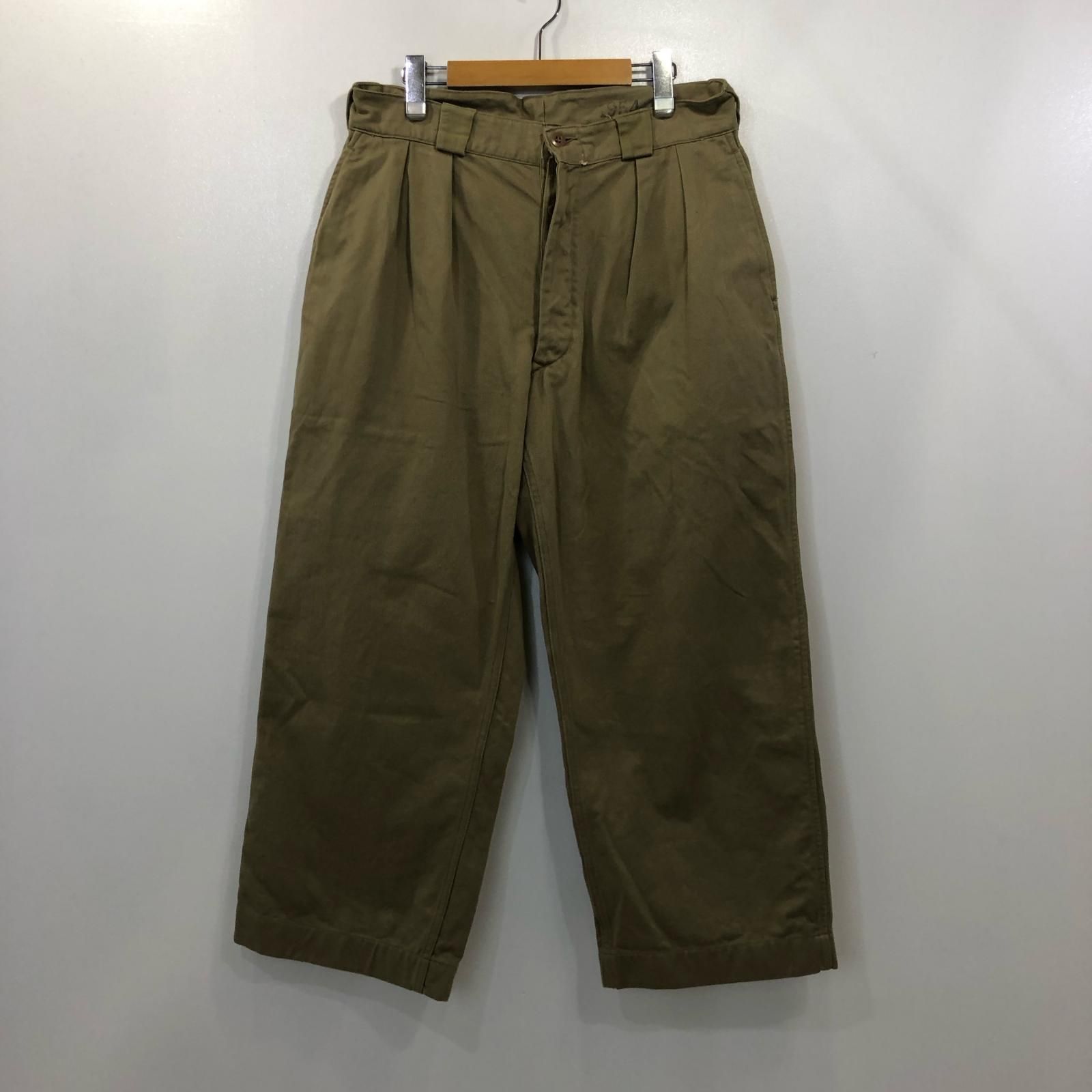 姫路東店 MILITARY衣料 | ミリタリーイリョウ チノパンツ M52 前期 フランス軍 50s ベージュ 107