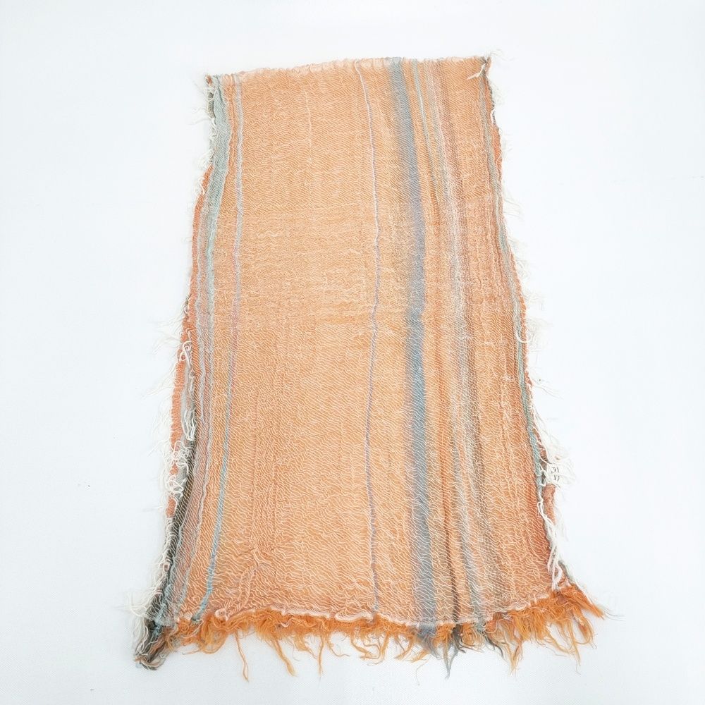 tamaki niime roots shawl SMALL マフラー ストール オレンジ