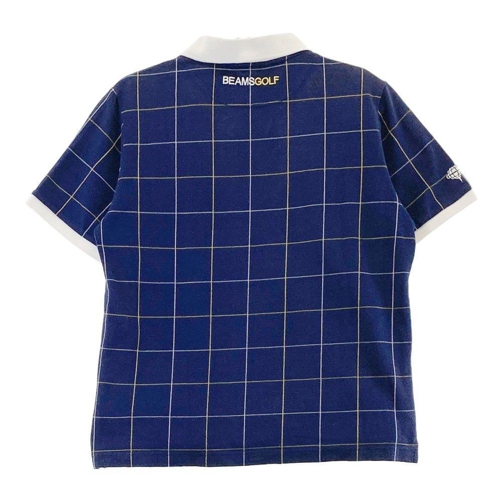 サイズ：L BEAMS GOLF ビームスゴルフ 半袖ポロシャツ チェック
