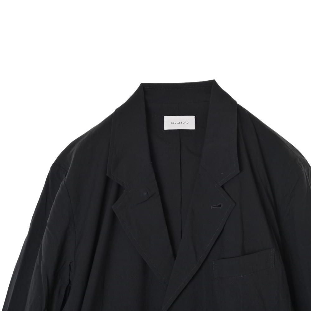 BED J.W. FORD コットン混 オーバーオール ジャンプスーツ 1 ブラック