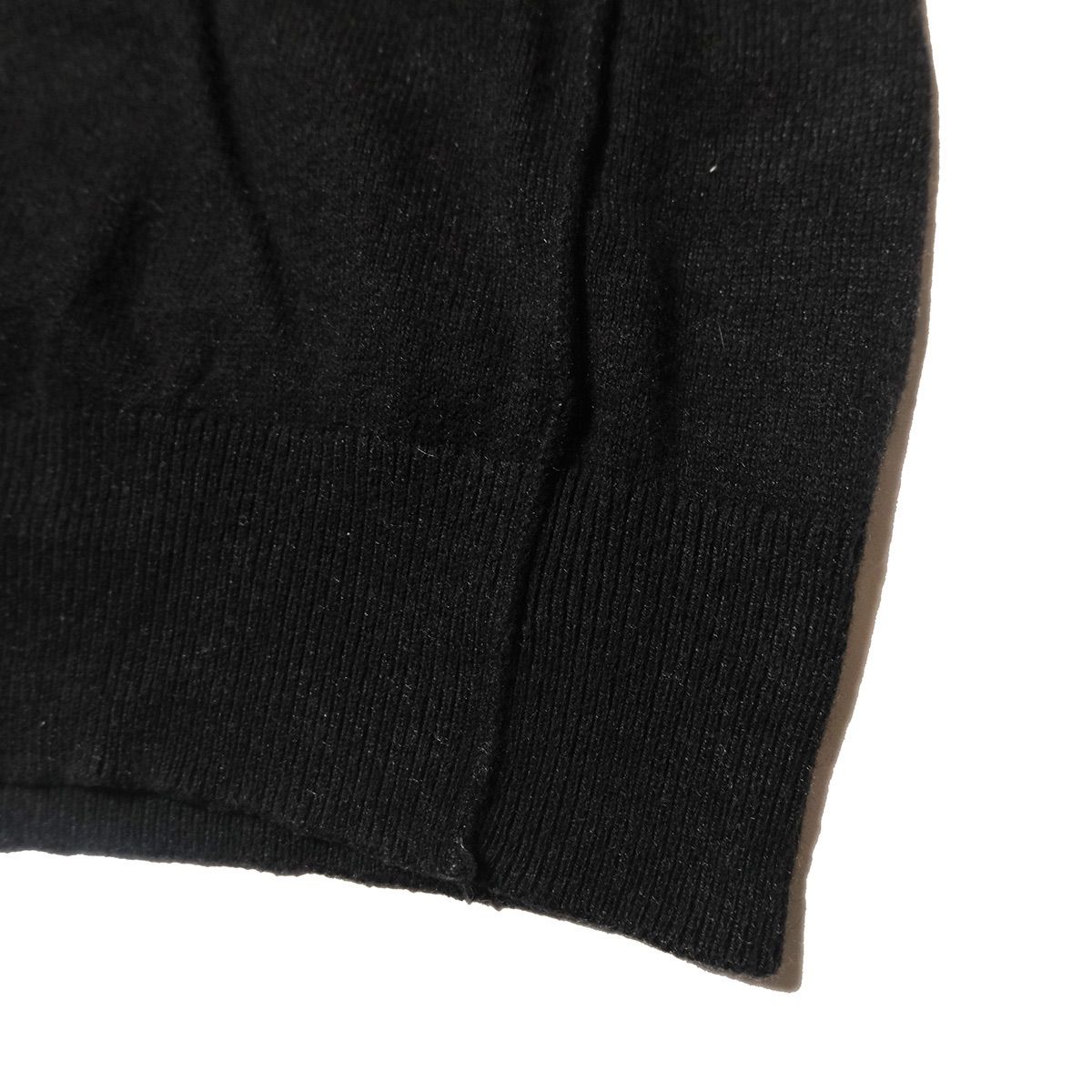 00's ギャップ GAP カシミア混 ソリッドカラー Vネック コットン ニットセーター XL 濃灰 無地 ハイゲージ 00年代 旧タグ オールド 2008年 アメリカ古着 USED ビンテージ ヴィンテージ