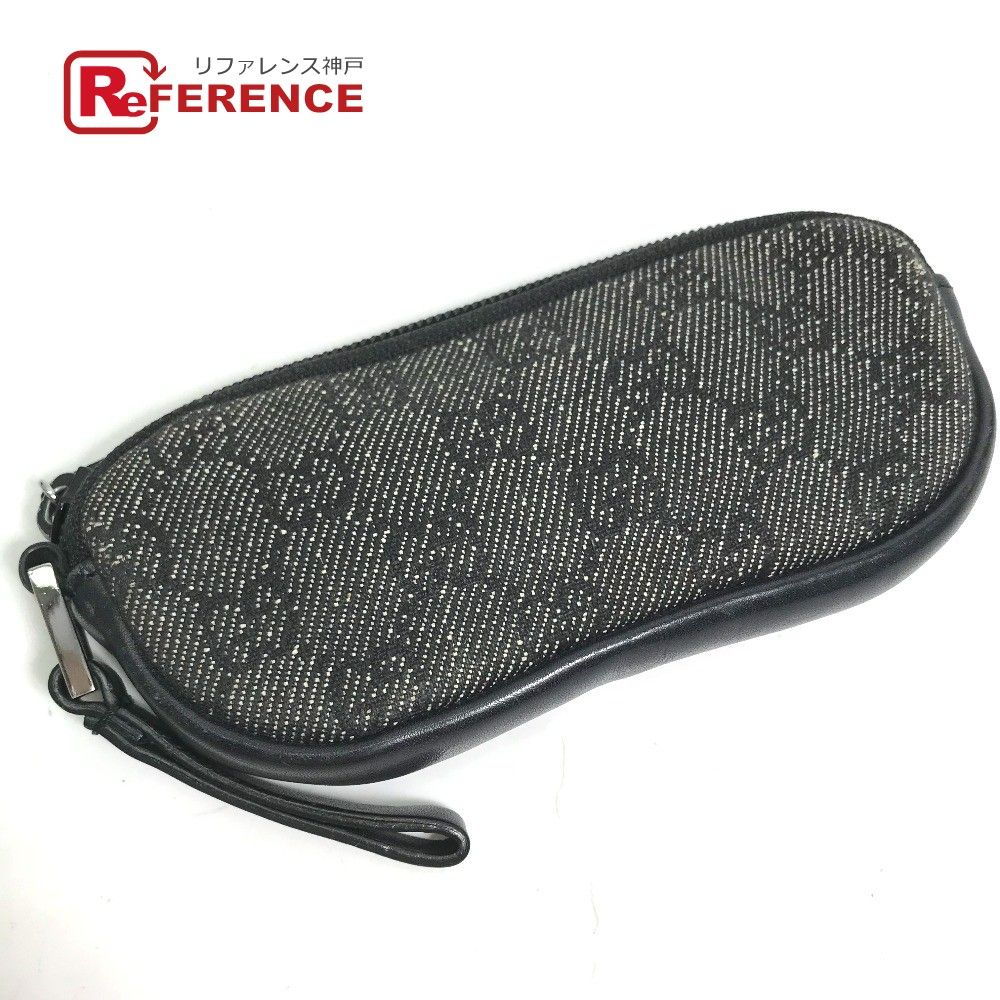 GUCCI グッチ ポーチ デニム 03970 GGキャンバス/レザー - メルカリ